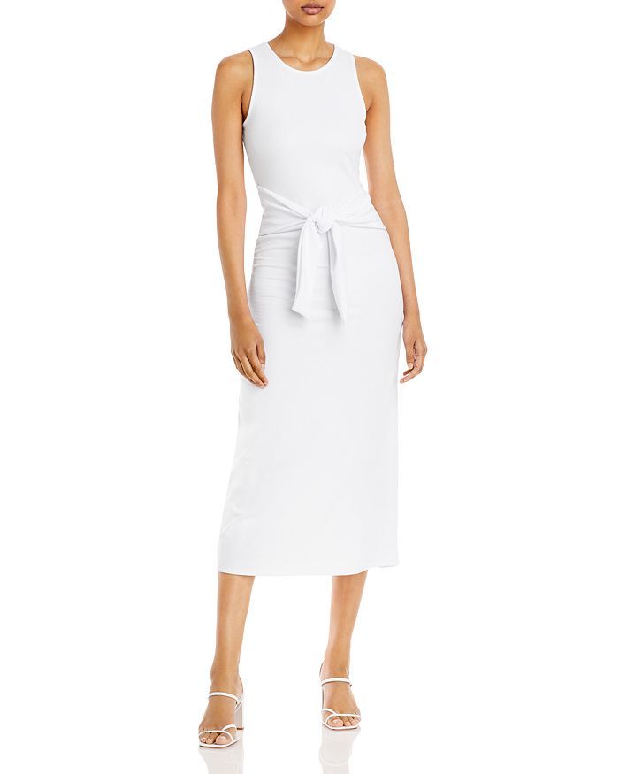 Tie Waist Rib Knit Midi Dress - 100% Exclusive | Bloomingdale's (US)