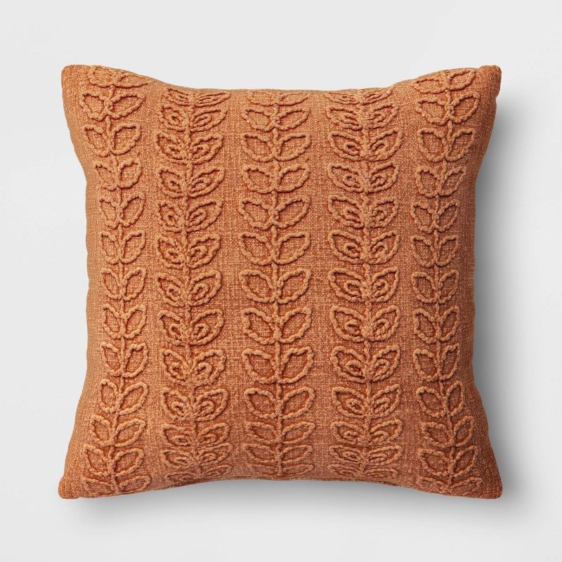 Stone Washed Botanical Square Throw Pillow - Threshold™ | Target