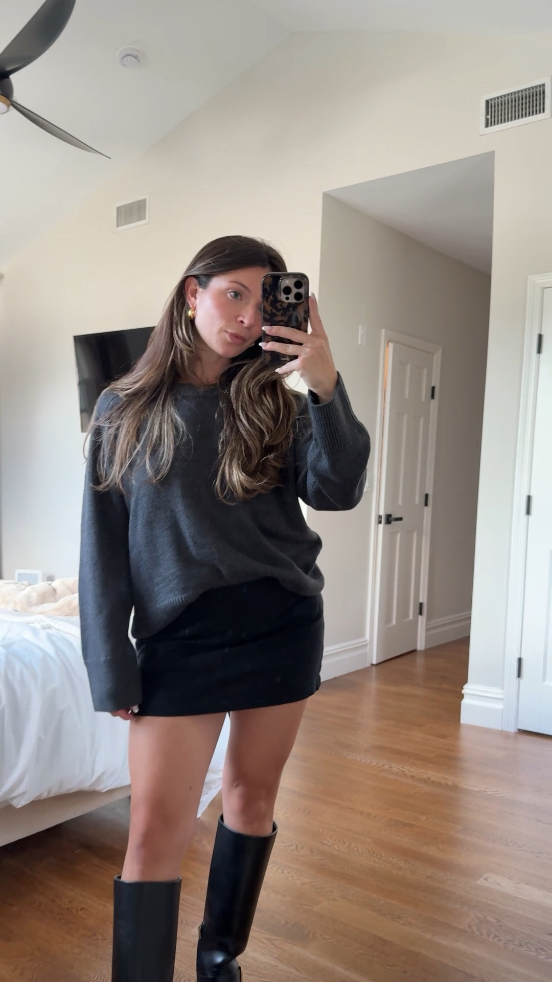 Fall outfit from Abercrombie 

Mini skirt, sweater, boots 

#LTKFallSale #LTKStyleTip #LTKSaleAlert