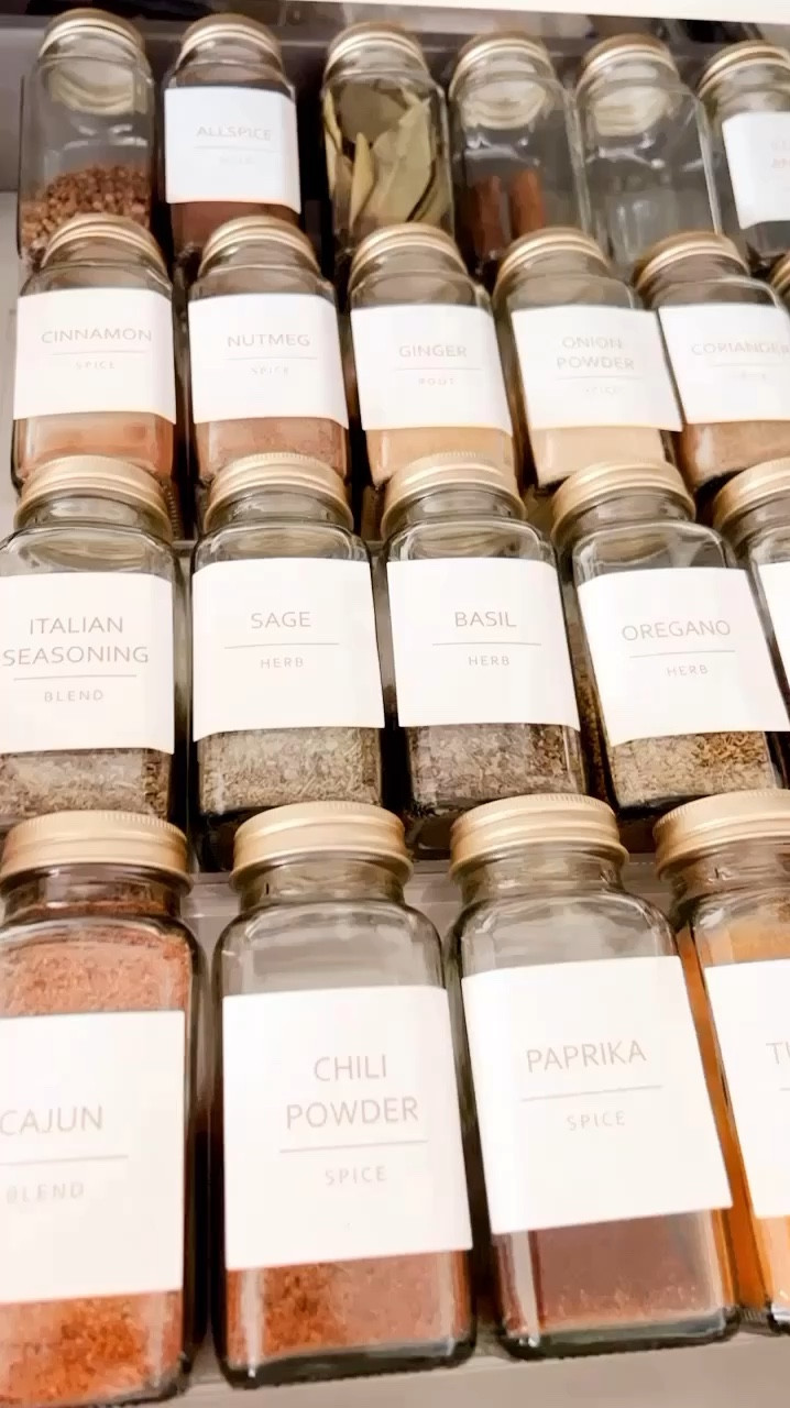 Spices Jars Organization
Kitchen Essentials 

#LTKfindsunder50 #LTKstyletip #LTKhome