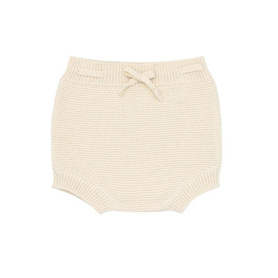 cream knit short | minnow
