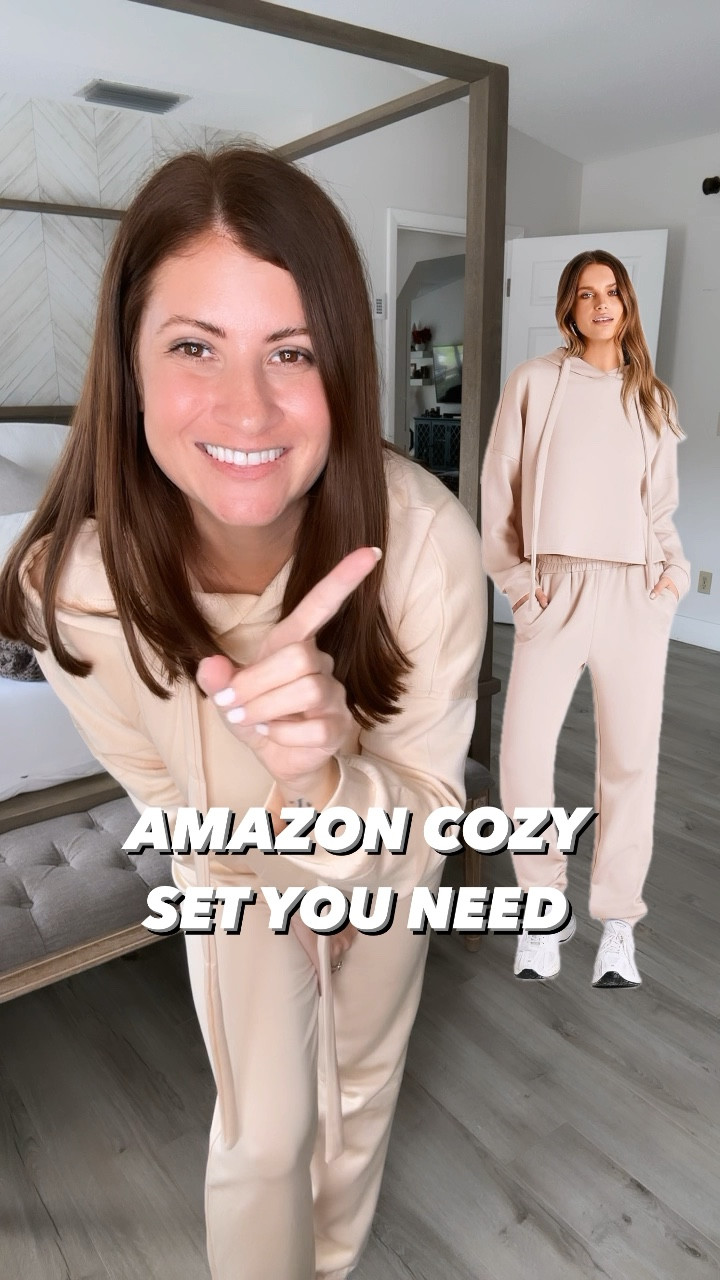 If you love cozy lounge sets like I do, you’re going to want to check this one out! Loving the fabric on this one! Almost reminds me of the very popular scuba fabric we are seeing everywhere! 

Comes in tons of  colors and looks cute worn together or paired separately🙌🏼 

✨Follow me if you want to see more causal fashion finds!✨

Wearing a small!

Use DISCOUNT code: 30MGSQ4J for 30% off through 11/12!

#LTKsalealert #LTKstyletip #LTKSeasonal