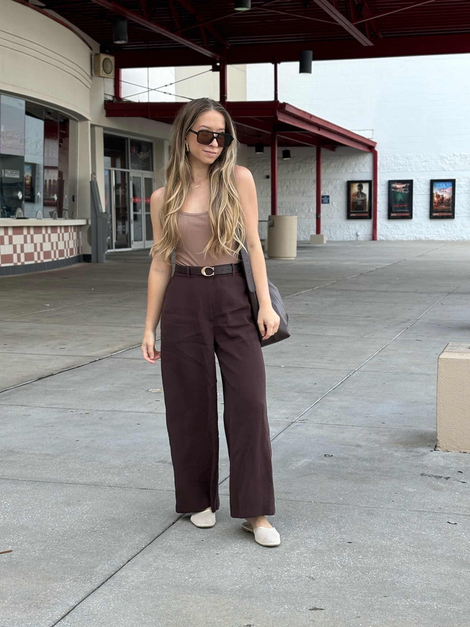 business casual neutral outfit🤎 

#LTKdayinmylife #LTKootd #LTKWorkwear