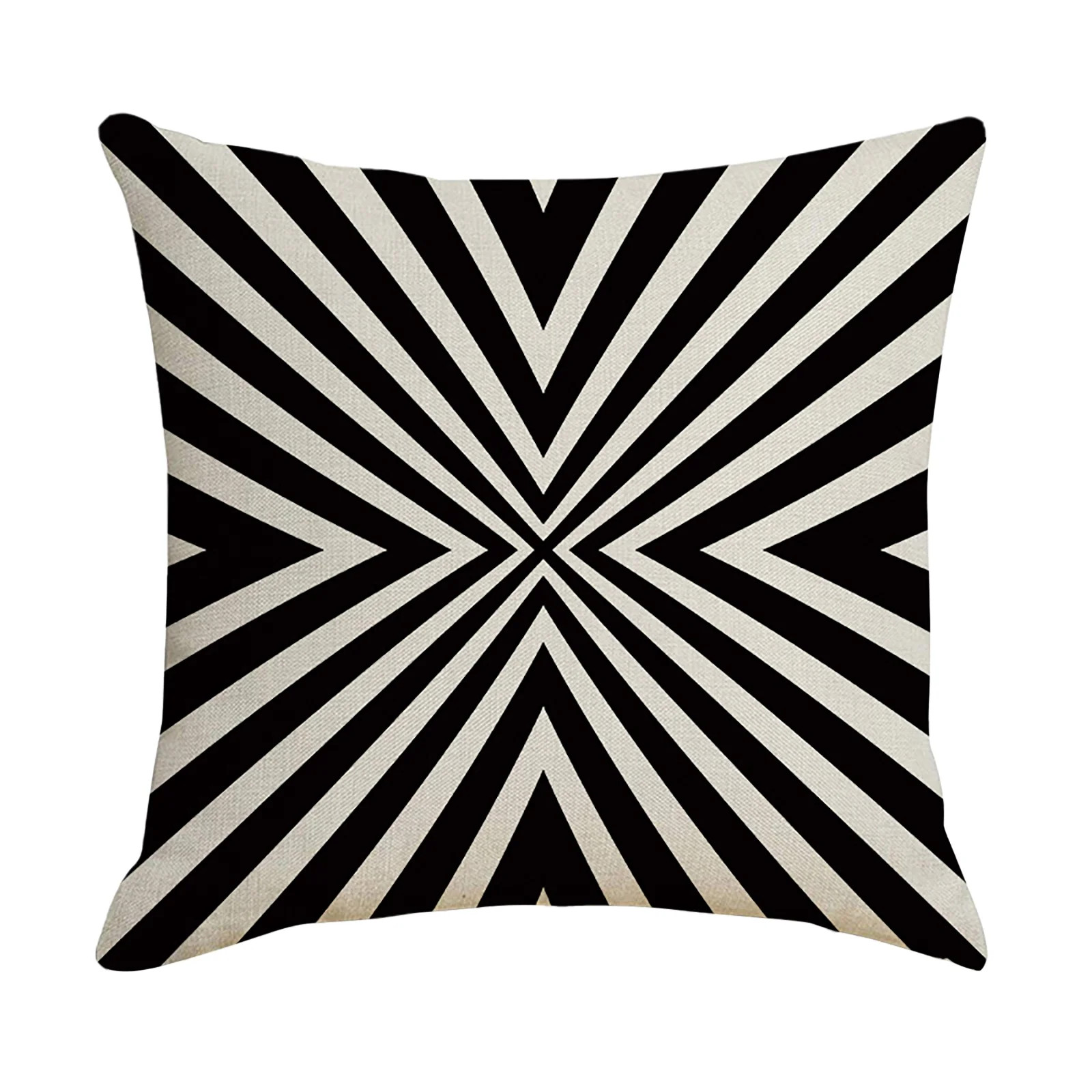 NEGJ Black White Waterproof Hugging Pillow Household Design Pattern Sand Pillow Fun Throw Pillows... | Walmart (US)