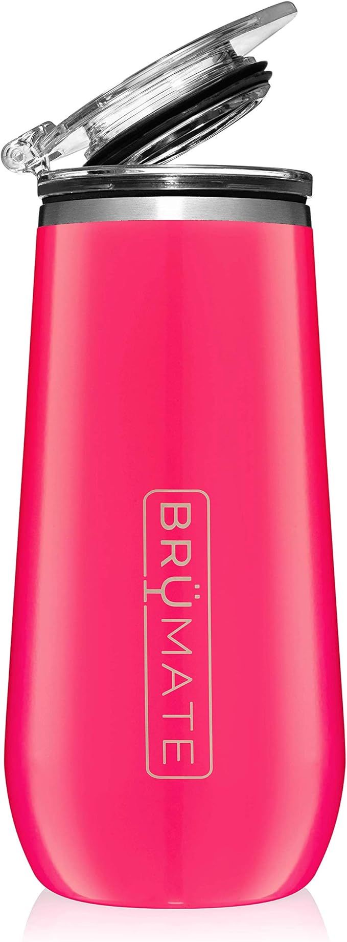 BrüMate 12oz Insulated Champagne Flute With Flip-Top Lid - Made With Vacuum Insulated Stainless ... | Amazon (US)