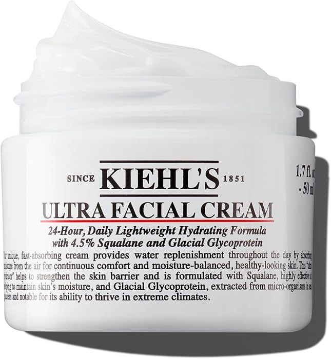 Kiehl's Ultra Facial Cream, Hydrating Face Moisturizer with Squalene, Face Cream for Men and Wome... | Amazon (US)