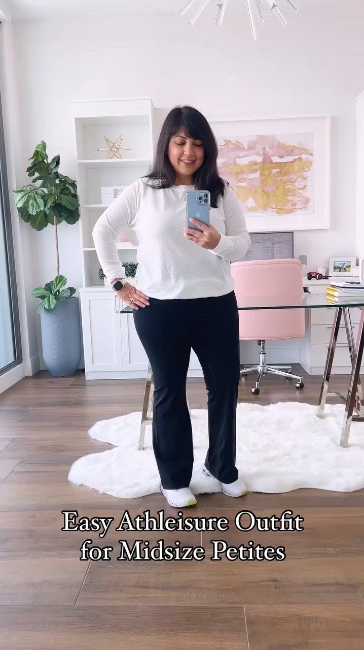 Spanx Booty Boost leggings in black on sale 50% off + an extra 10% off with code EXTRA10. Sale applies to this flare style as well as the regular leggings style in 7/8 length, full length and a side pocket version. Such a great deal! Wearing the flare pants here and in size XL petite. Zella long sleeve white tee size small. I own these in several colors and they’re a great wardrobe basic to have in your closet. They run big so size down! ON Cloudnova sneakers true to size. Electric Picks necklace. Stanley tumbler. This is a great athleisure outfit, comfy fall outfit and travel outfit! All of these pieces make great gifts for the holidays too! Everything else on the Spanx site is on sale 30% off!

#LTKCyberWeek #LTKActive #LTKWatchNow