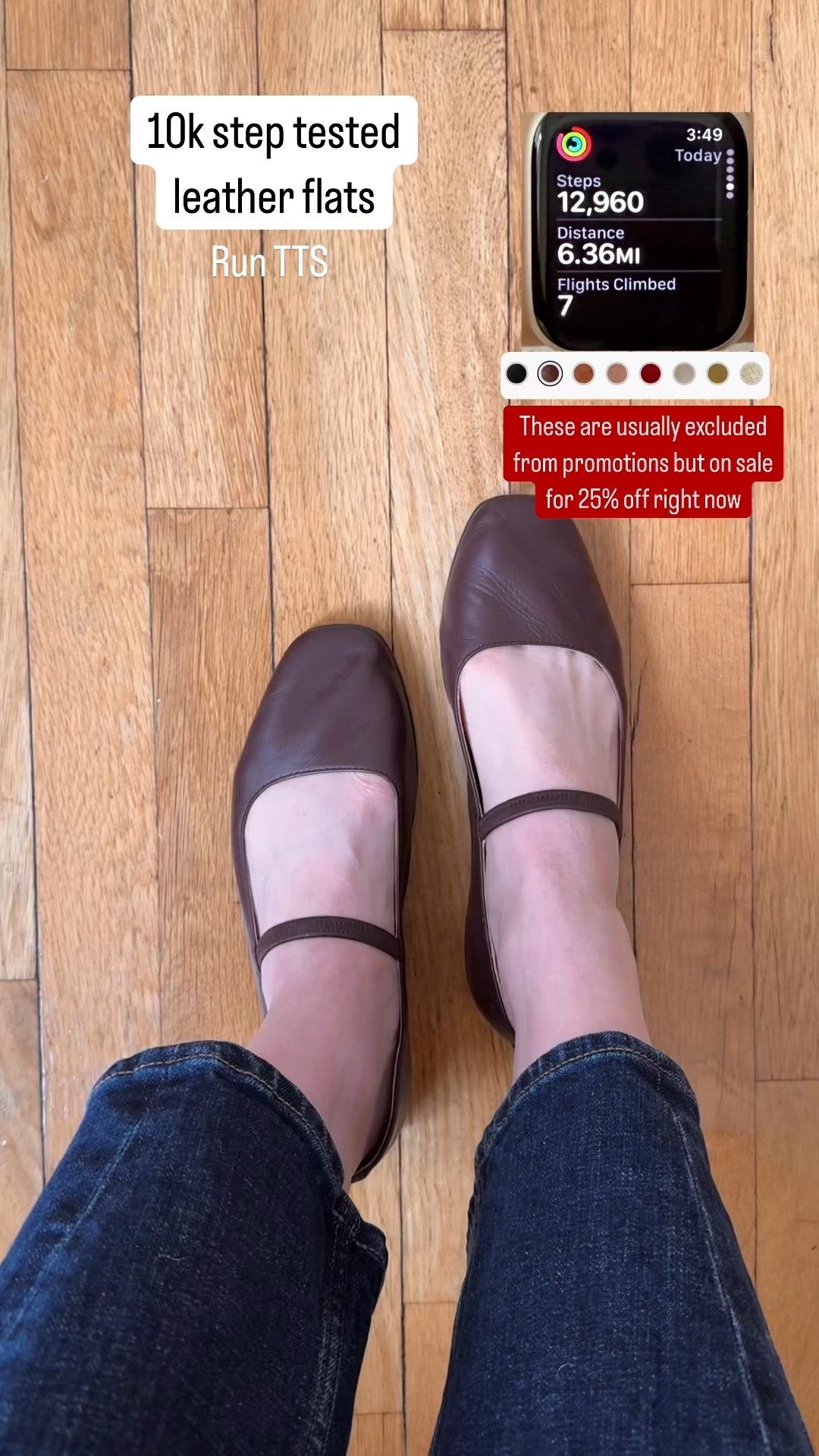 25% off leather Madewell ballet flat
These are buttery soft and usually excluded from promotions 

Run tts, wearing 6.5 chocolate raisin 

Spring shoes 

#LTKShoeCrush #LTKSaleAlert #LTKWatchNow