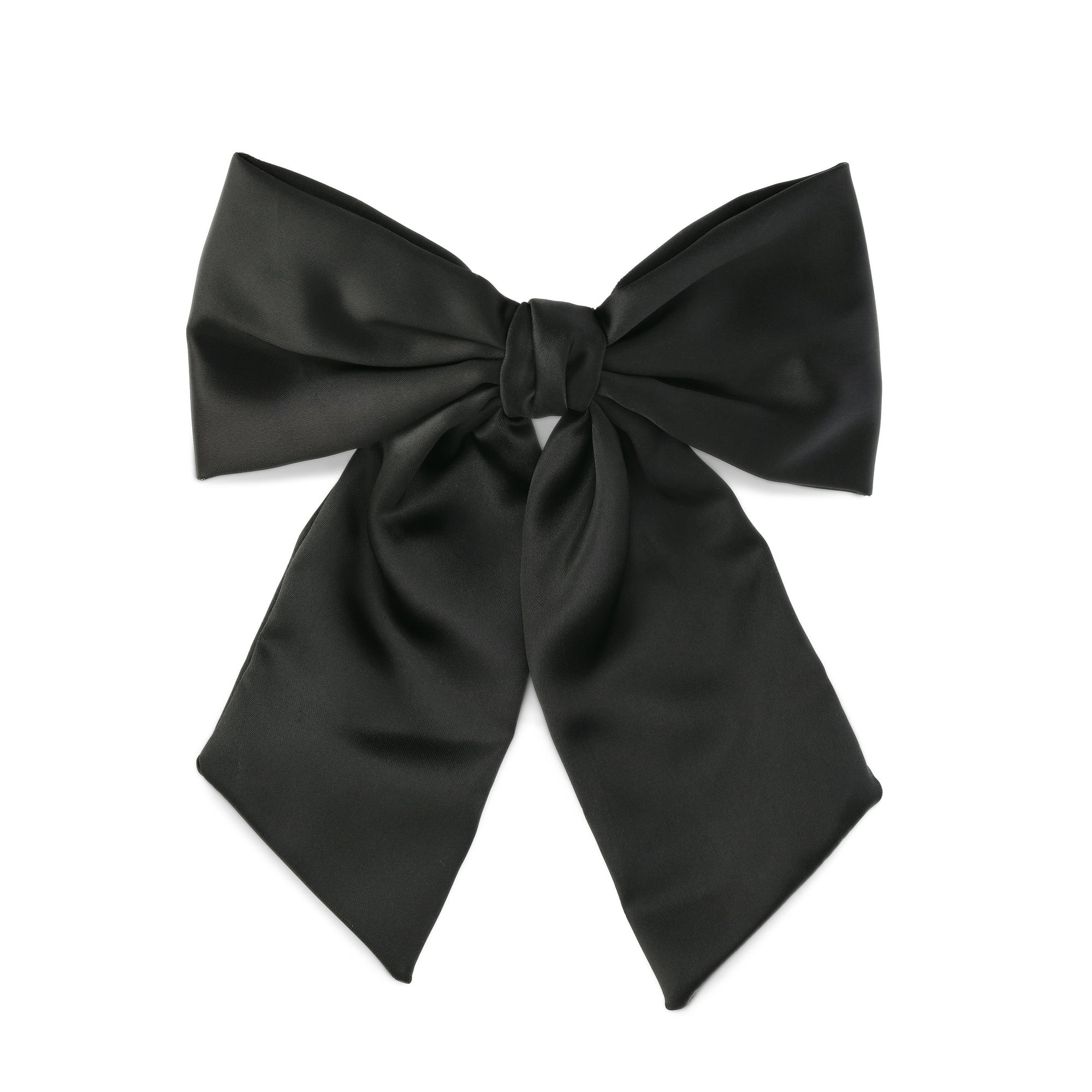 Time and Tru Bow Barrette, Black | Walmart (US)