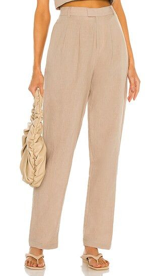 The Alaina Pant in Mocha Beige | Revolve Clothing (Global)