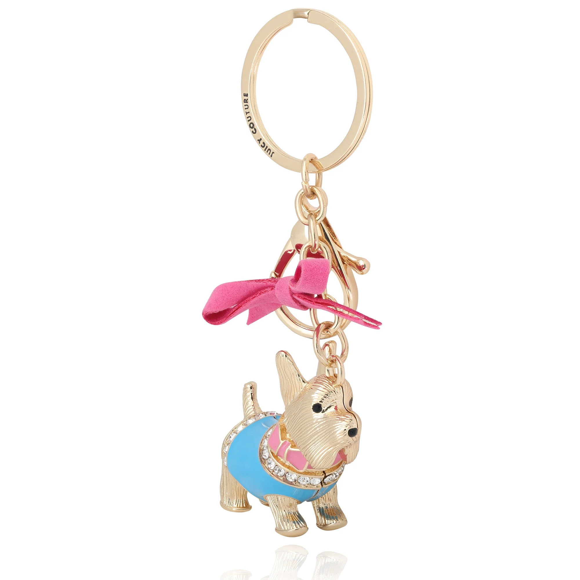 Crystal Scottie Dog Keychain Bag Charm | Juicy Couture