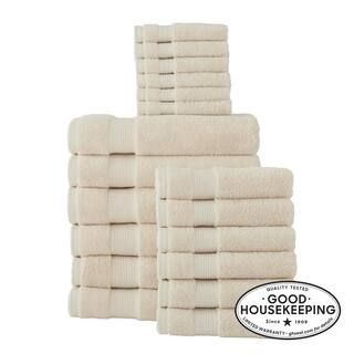 StyleWell 18-Piece HygroCotton Bath Towel Set in Oatmeal 6pcSet_Oatmeal18 - The Home Depot | The Home Depot