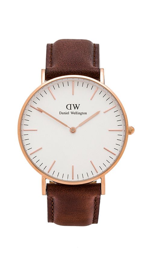 Daniel Wellington Classic St. Andrews Lady 36mm in Brown | Revolve Clothing (Global)