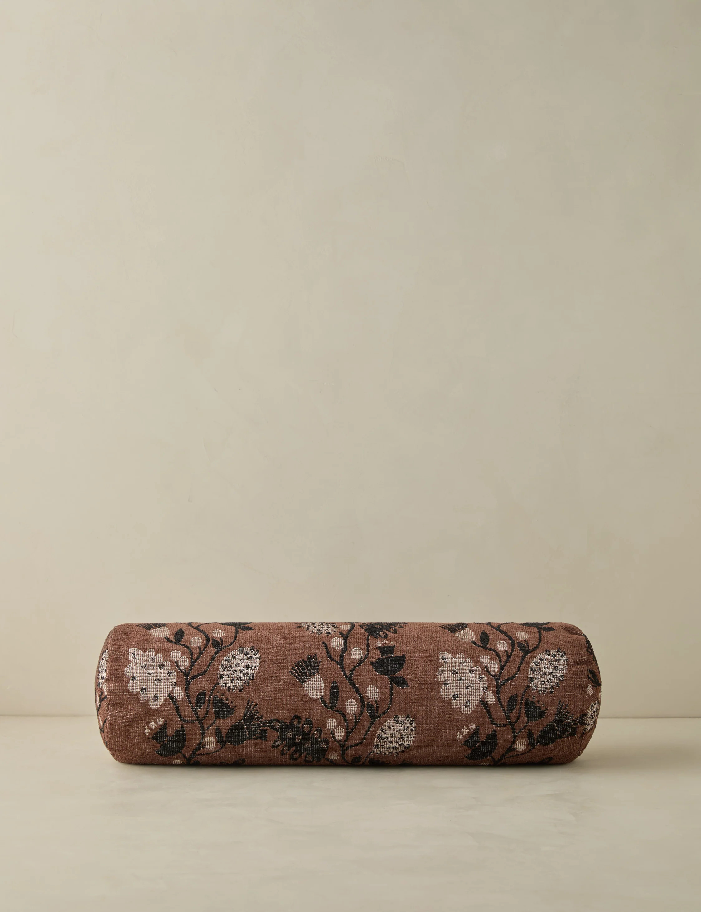 Vini Botanical Jacquard Bolster Pillow by Sarah Sherman Samuel | Lulu and Georgia 