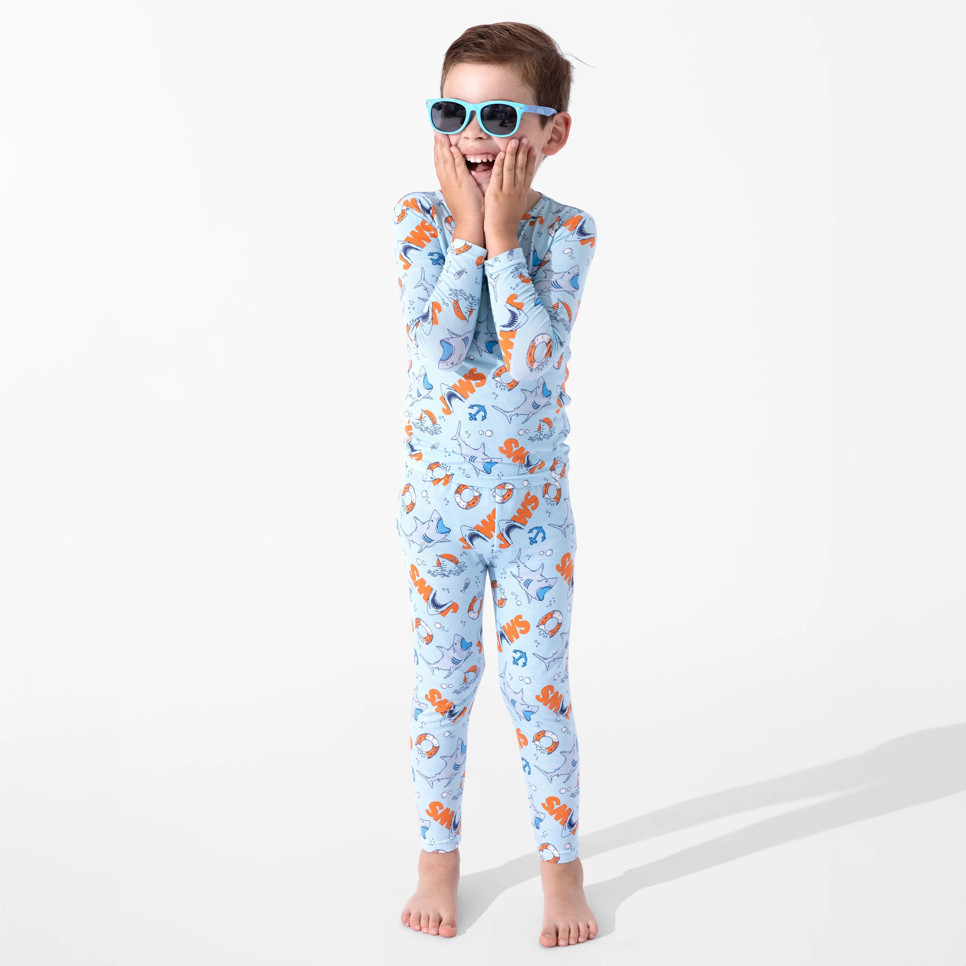 JAWS Bamboo Kids Pajamas | Bellabu Bear