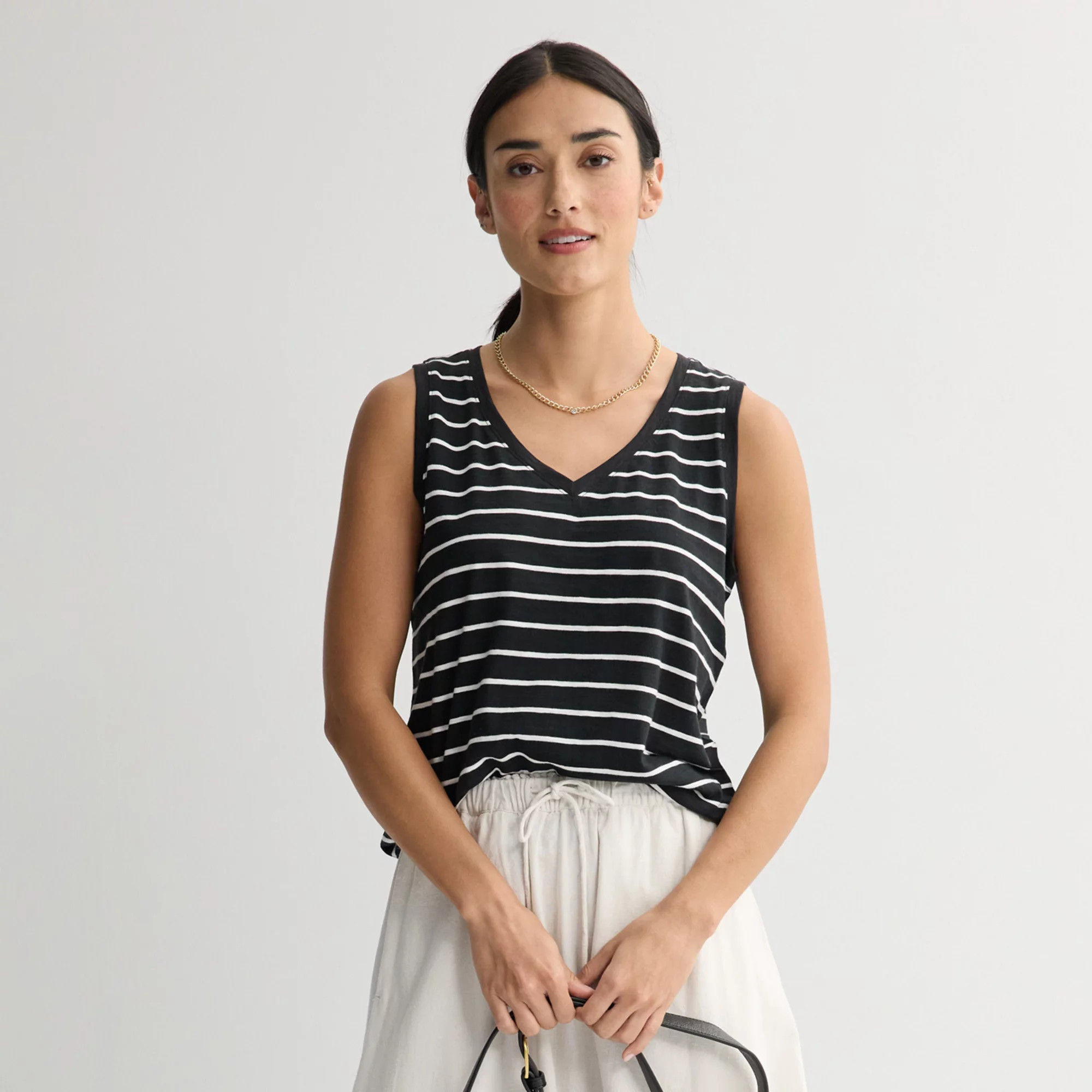 Women's Sonoma Goods For Life® Everyday V-Neck Tank Top | Kohl's