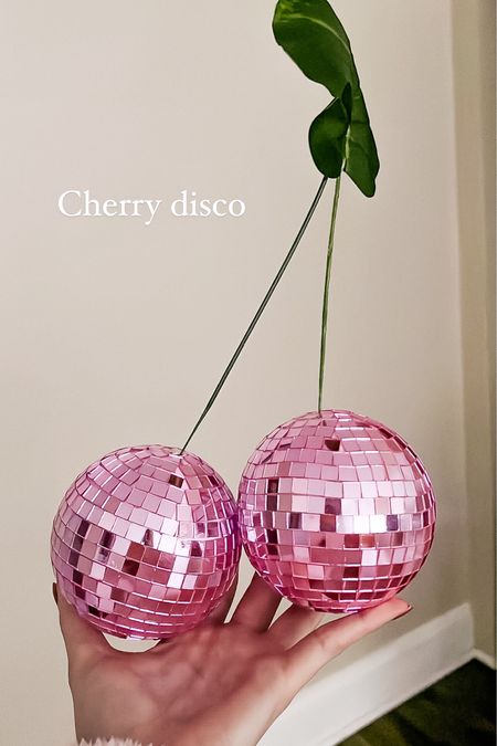 Cherry pink disco #homedecor #shelfdecor 

#LTKhome #LTKparties #LTKfindsunder50