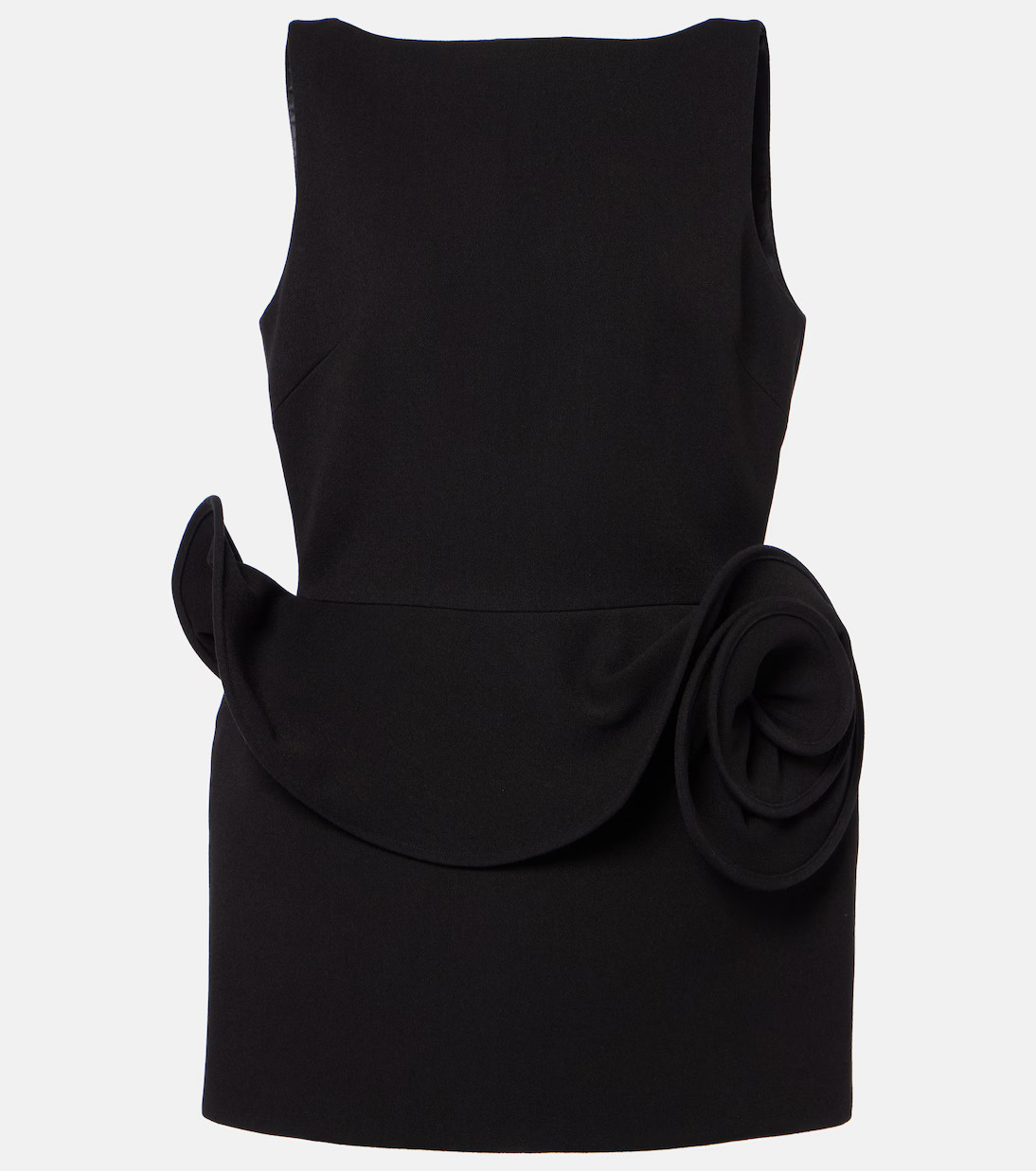 Floral-appliqué ruffled minidress | Mytheresa (INTL)