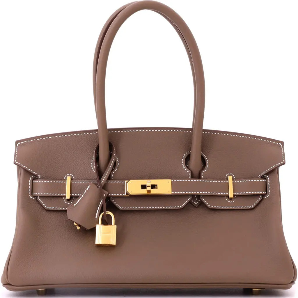 Pre-Owned Hermes Shoulder Light Birkin Bag Evercolor 29 in Etoupe at Nordstrom, Size Small | Nordstrom