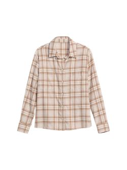 Cropped Plaid Flannel Boyfriend Shirt for Women | Old Navy (US)