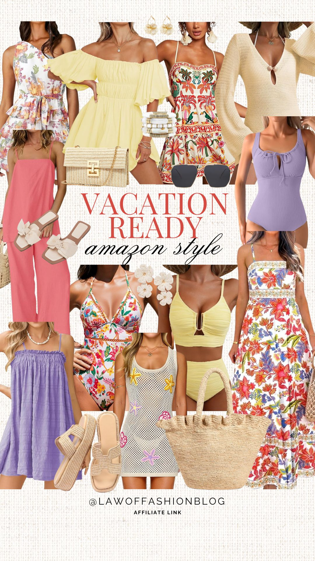 Vacation-ready Amazon finds! ☀️ Effortless dresses, swim, and accessories for your next getaway.

Amazon vacation outfits, resort wear women, amazon summer dresses, tropical print dress, beach vacation outfits, affordable swimwear amazon, straw tote bag, neutral sandals women, vacation style outfits, spring break outfits, amazon fashion finds, coastal style outfits. 

 #LTKootd #LTKSwim #LTKTravel