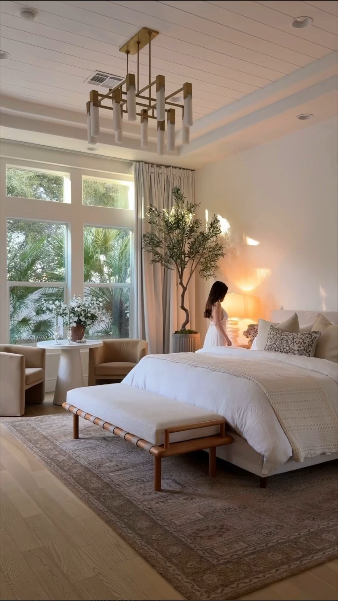 Bedroom 

Bench, chairs, tree, table, white dress 

#LTKHome #LTKSaleAlert #LTKValentine