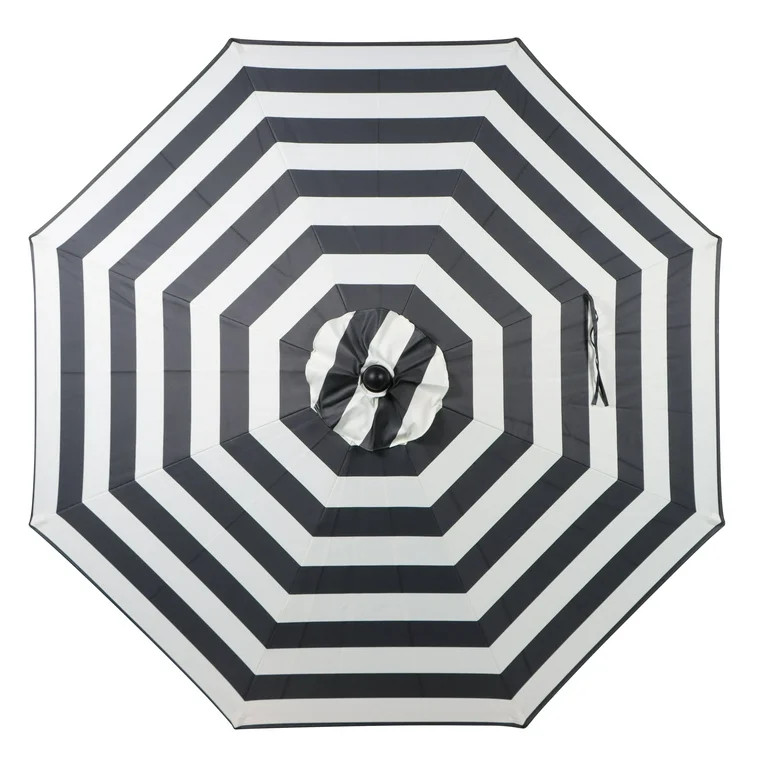 Better Homes & Gardens 9' Cabana Stripe Patio Umbrella, Crank Lift and 3 Position Tilt | Walmart (US)