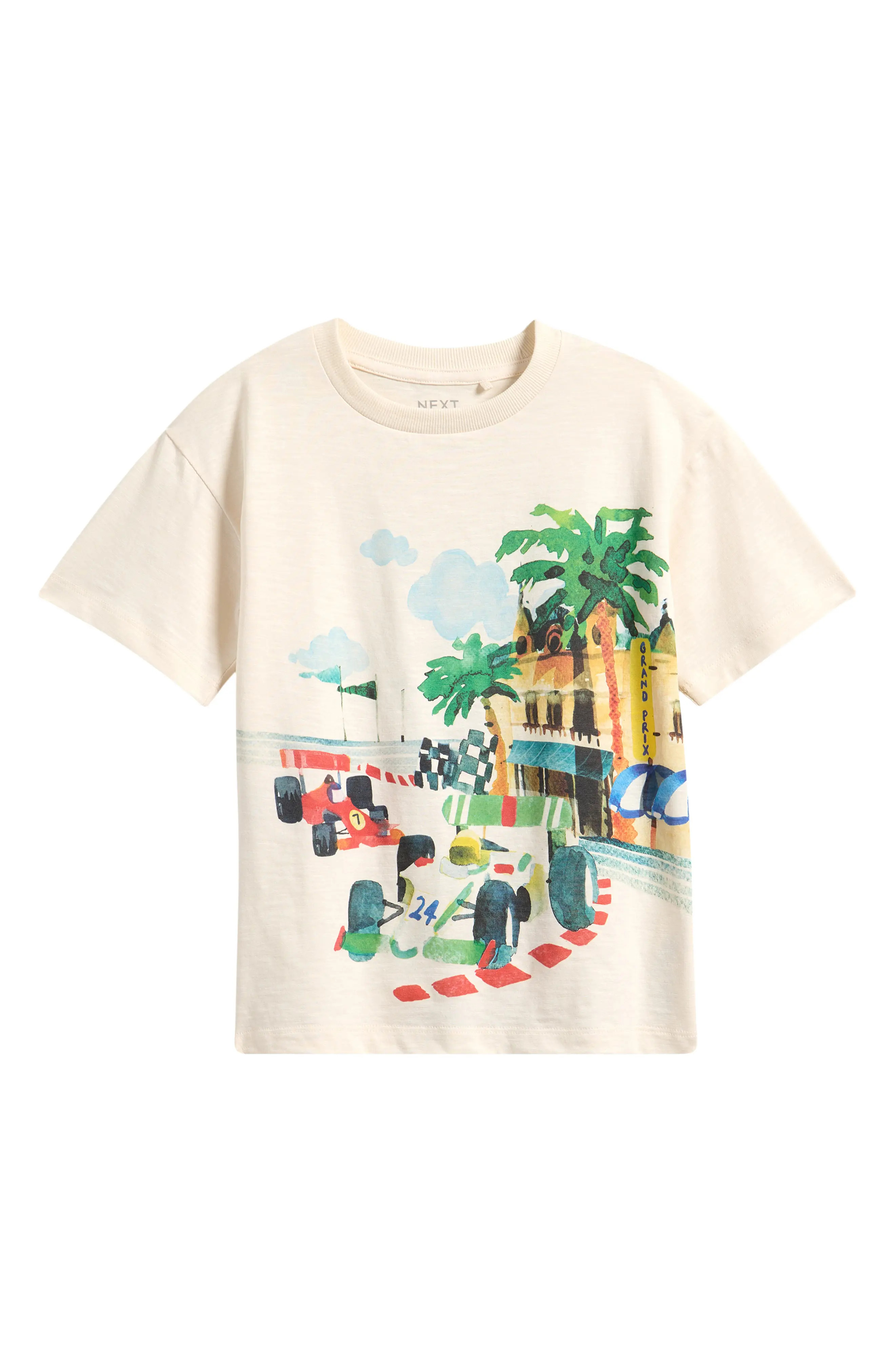 Kids' Oversize Artistic Racing Car Cotton Graphic T-Shirt (Men) | Nordstrom | Nordstrom