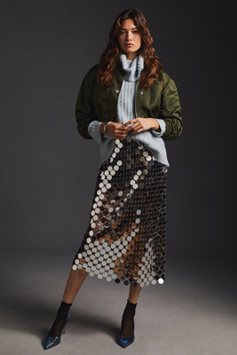 By Anthropologie Paillette Skirt | Anthropologie (US)