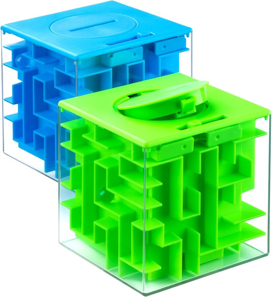 iKeelo Money Maze Puzzle Box (2 Pack) for Kids and Teens, Makes Cash Gift Giving More Fun | Amazon (CA)