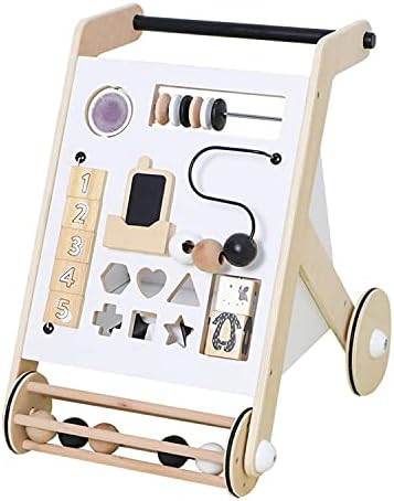 Asweets Wonder & Wise Wooden Baby Push and Pull Multifunctional Activity Walker with Interactive Ele | Amazon (US)