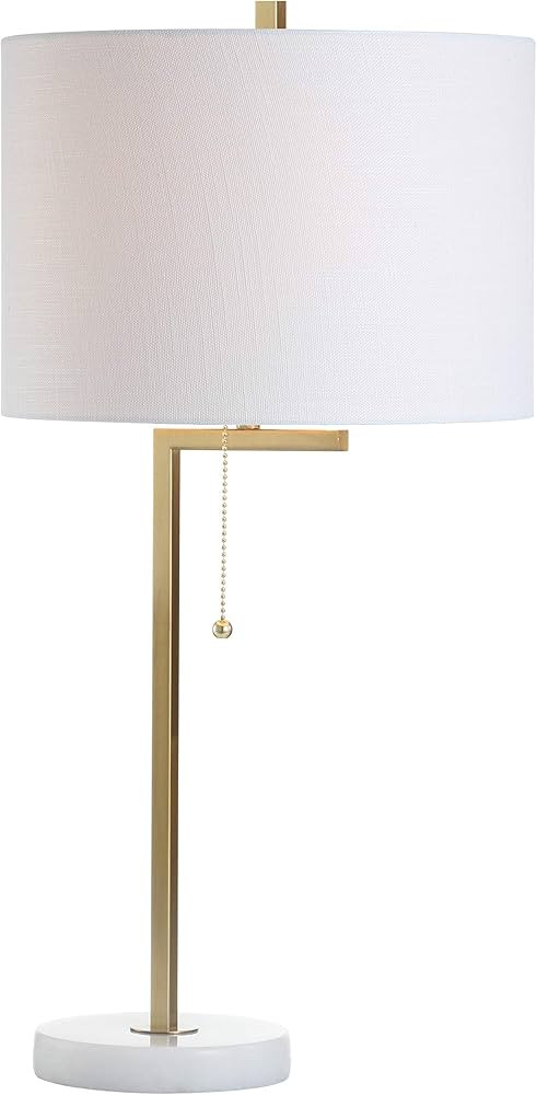 JONATHAN Y JYL1043A Alyssa 24.5" Metal/Marble LED Table Lamp Contemporary Bedside Desk Nightstand... | Amazon (US)