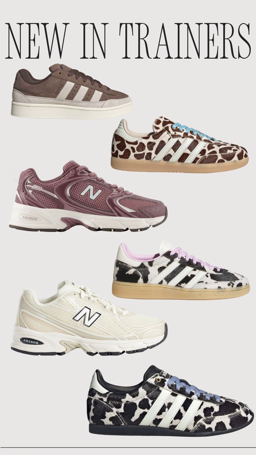 Give us all the prints!!!! 

Trainers, addidas, sambas, new balance, everyday trainers, asos

#LTKuk #LTKsummer #LTKautumn