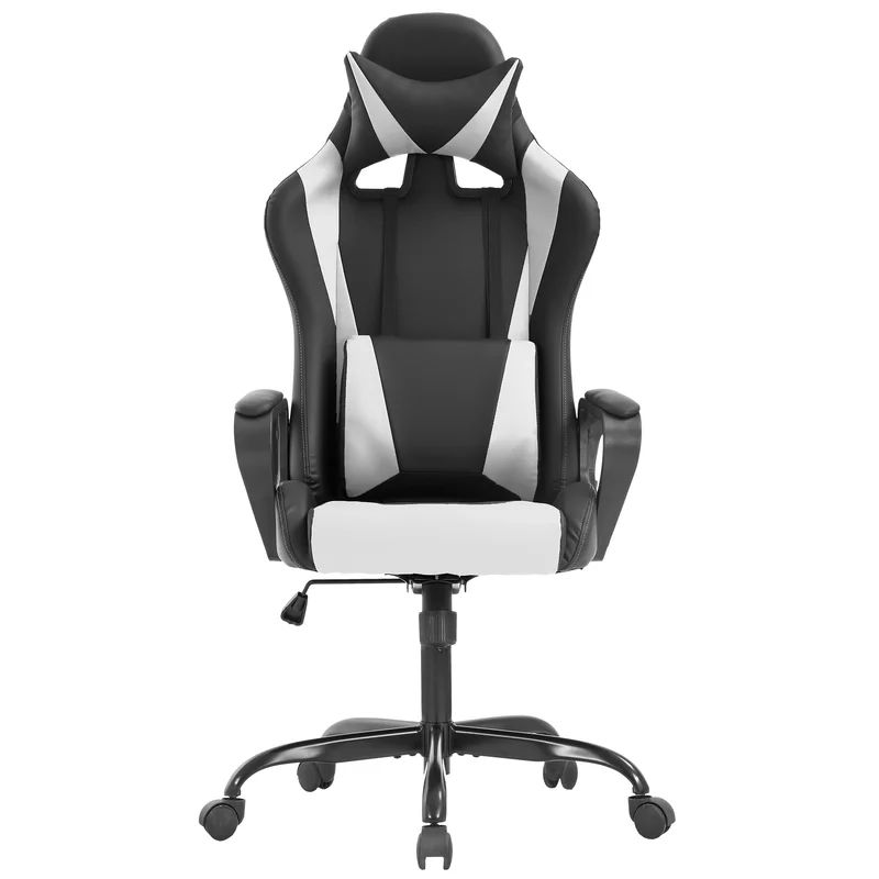 Gaming Chair Office Chair Desk Chair Swivel Rolling High Back PU Leather Executive PC Adjustable ... | Wayfair Professional