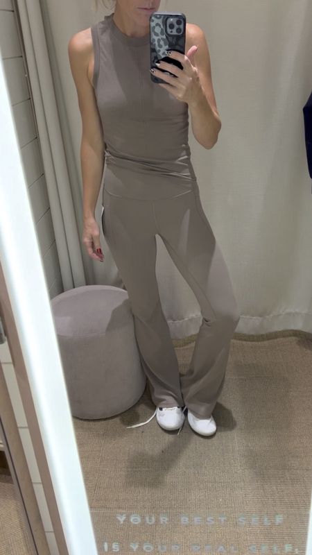 I buy these flared leggings every season, they are my fave!  Loving these new Fall neutral hues.  This active tank also had a great fit, and I've been a fan on the tonsl look lately.

Gifts for her | gym outfit | work out | mom outfit 

#falloutfit #gymoutfit #fallleggings #workout #giftsforher #neutrals

#LTKfitness #LTKSeasonal #LTKover40