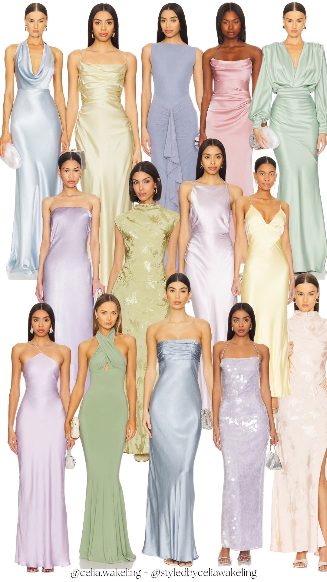 Pastel Bridesmaid Color Scheme for Spring or Summer Wedding!

Dresses from Revolve!

#LTKWedding