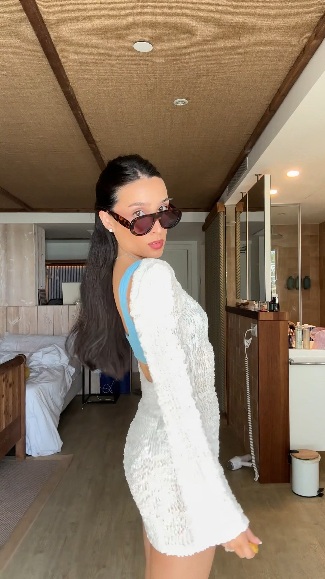 Beach club look! Linking similar coverups because mine is a couple years old. 

#LTKStyleTip #LTKFindsUnder100 #LTKSwim