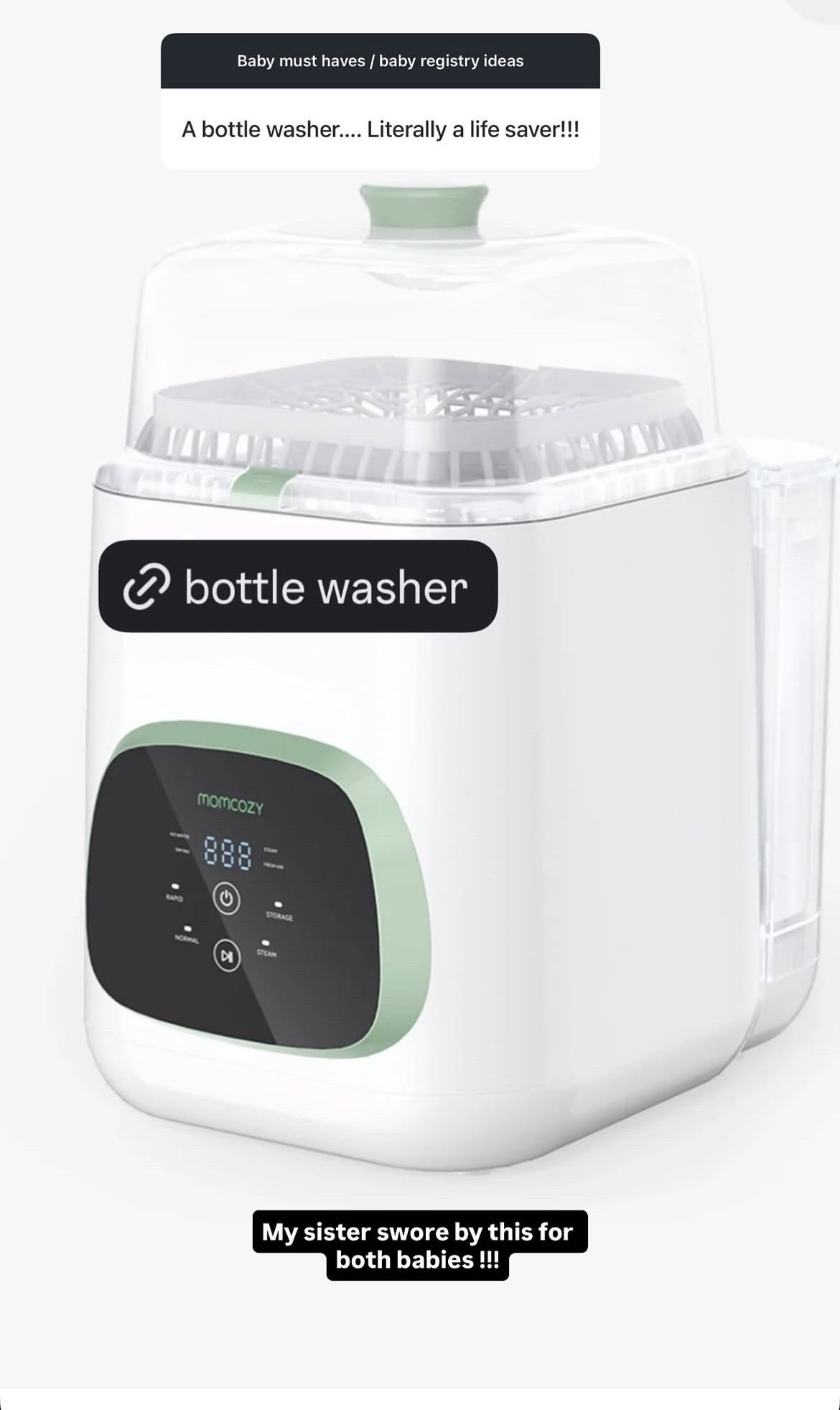 Baby Rec — Momcozy Baby Bottle Washer

My sister swore by this for both babies !!!

#LTKBaby #LTKBump #LTKmomlife