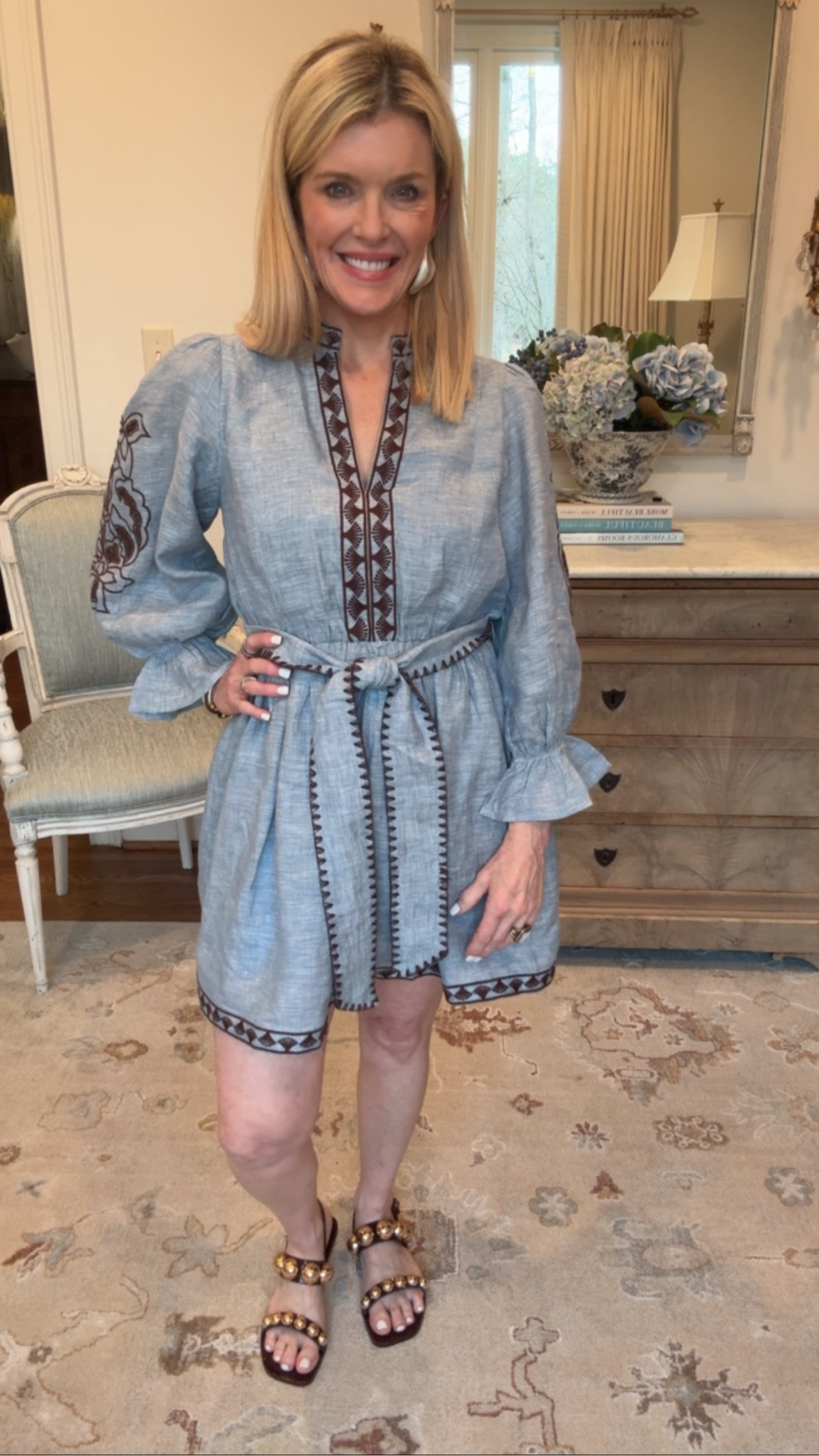 The perfect transition dress for the spring. 🤍

#LTKootd #LTKOver40 #LTKSeasonal