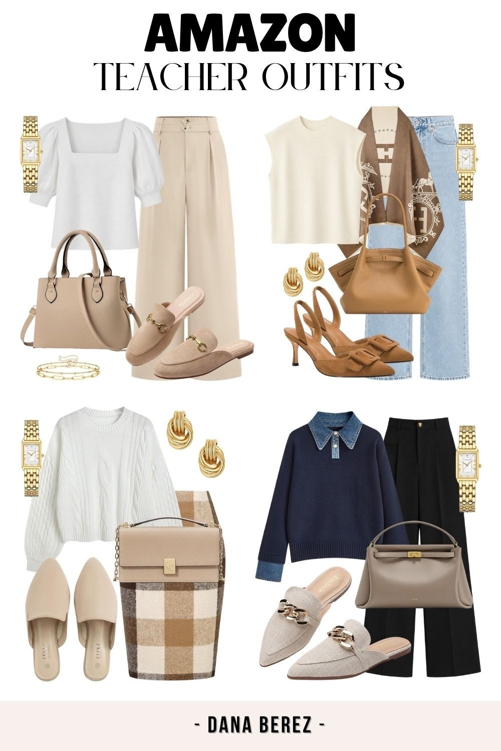 Amazon teacher outfit ideas for an effortlessly polished school wardrobe 🍎 Neutral trousers, cozy knits, classic denim and elevated accessories make these looks easy to mix and match all fall long.

Amazon teacher outfits, teacher style, fall teacher outfits, workwear outfits, Amazon fashion, classroom outfit ideas

#LTKWorkwear #LTKMidsize #LTKmomlife