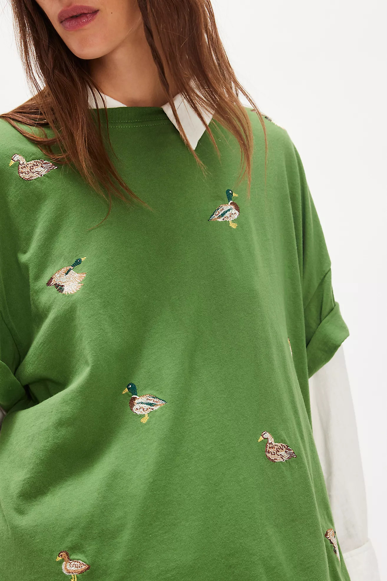 Ragabond Feathered Friends Allover Tee | Free People (Global - UK&FR Excluded)