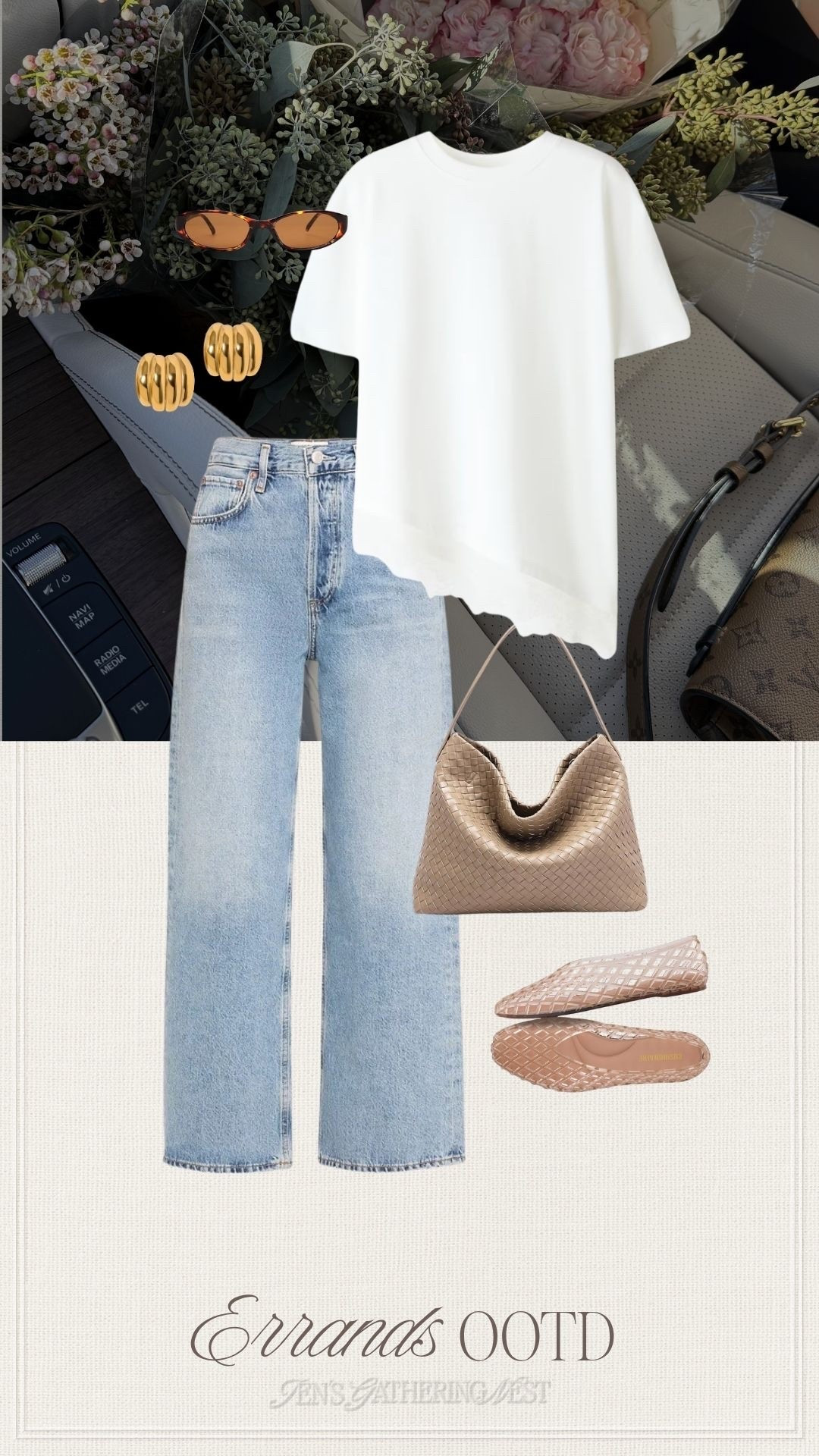 Amazon outfit inspo with classic closet staples 🤎 A crisp white tee, light wash denim, woven accessories and neutral flats for an elevated everyday look that feels polished but still effortless.

#amazonfashion #amazonstyle #amazonfinds #whatiwore #ootd #affordablefashionfinds #everydaystyle #everydaystyle #neutraloutfit #elevatedstyle #outfitinspo

#LTKootd #LTKgrwm #LTKmomlife