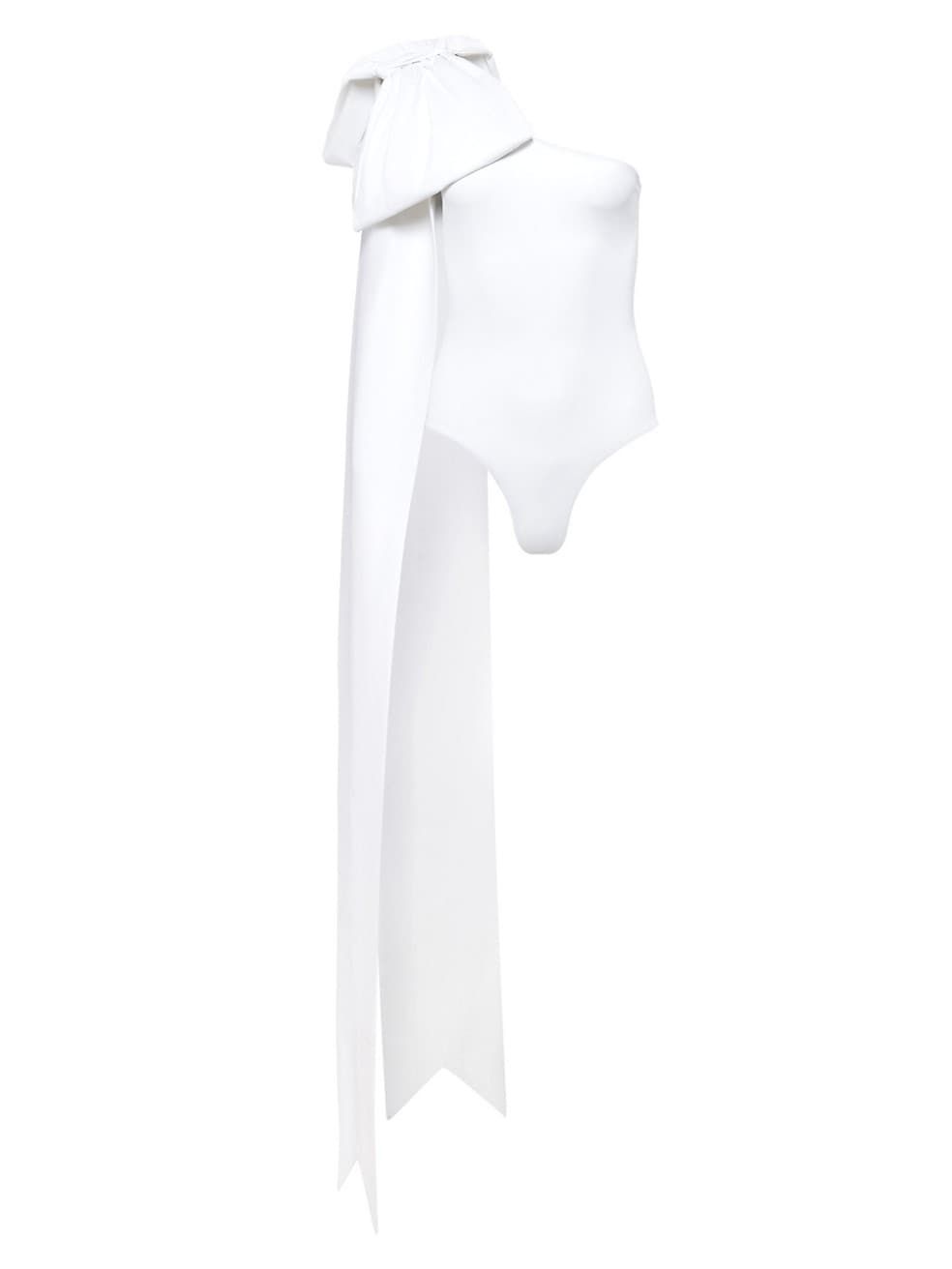 Milly White With Bow Swimsuit | Saks Fifth Avenue