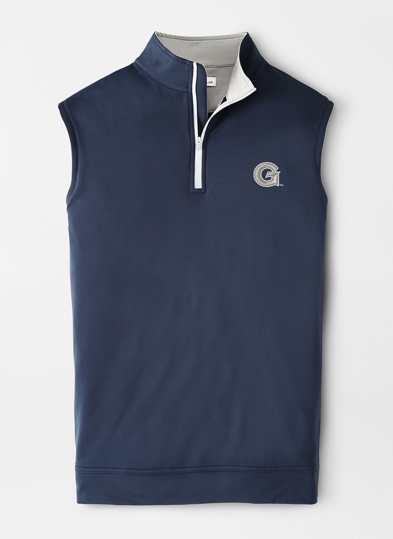 Georgetown Galway Stretch Loop Terry Quarter-Zip Vest | Peter Millar