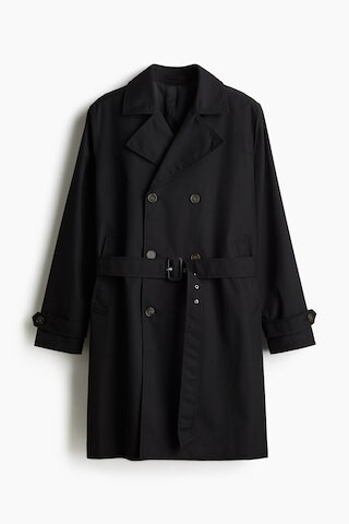 H & M - Regular-Fit Trench Coat - Black | H&M (US + CA)