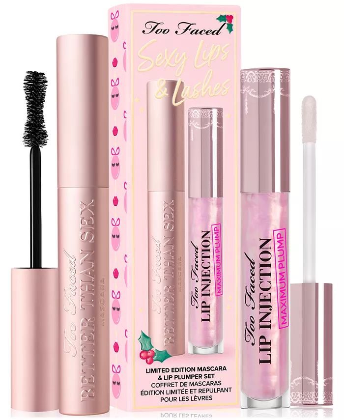 Too Faced Sexy Lips & Lashes Limited-Edition Mascara & Lip Plumper Set - Macy's | Macy's