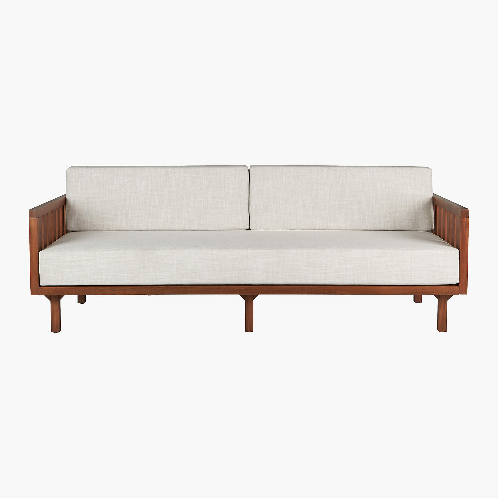 Tropez Natural Sofa + Reviews | CB2 | CB2