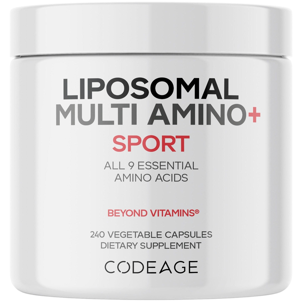 Codeage Liposomal Multi Amino+ Bcaa & Eaa Supplement, Free-Form Branched-Chain Amino Acids - 240ct | Macys (US)