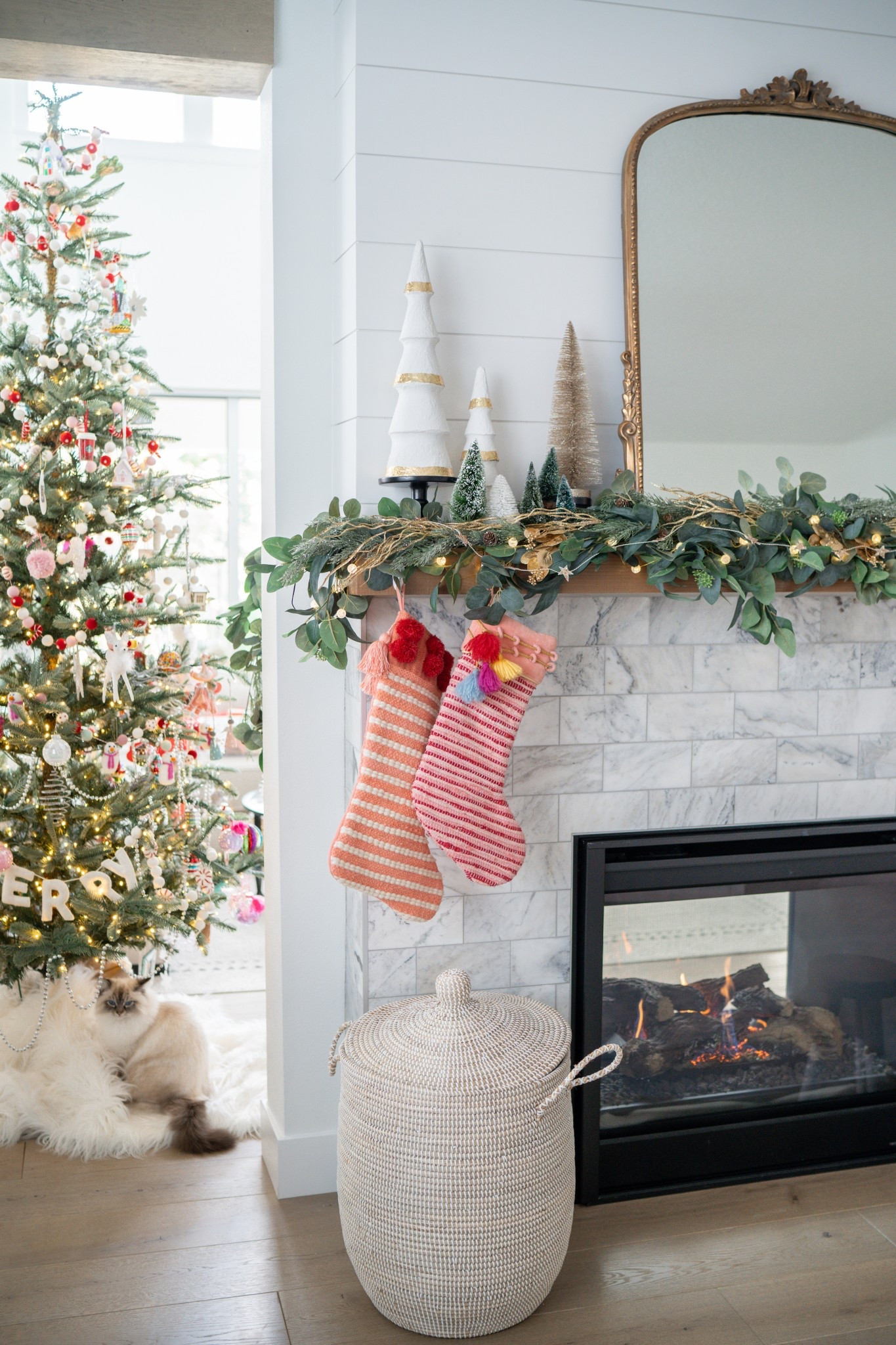 My favorite way to hang garland on your fireplace for Christmas!

#LTKHoliday #LTKSeasonal #LTKHome