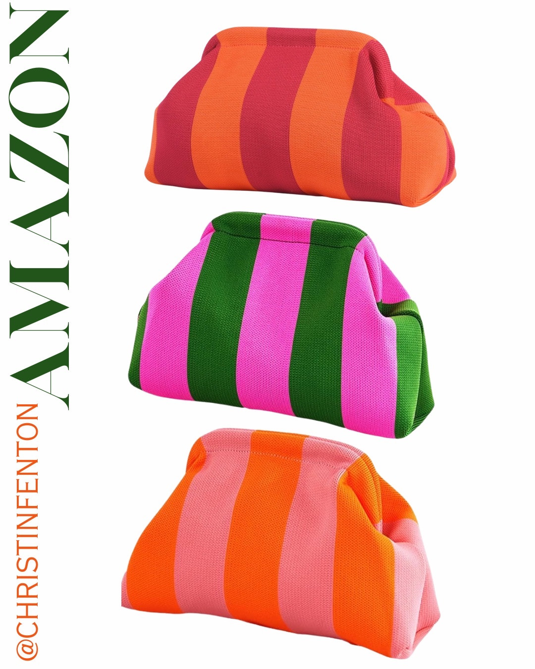 Amazon handbags 🎀 Amazon clutches, crossbody bags, weekender bags & stachel bags. Click the products below to shop! Follow along @christinfenton for new looks & sales! @shop.ltk  Thank you for shopping here with me! 🤍 XoX Christin

#LTKdayinmylife #LTKTravel #LTKBeauty